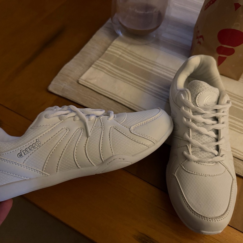 White Cheer Athletics Sneakers BRAND NEW- Chasse